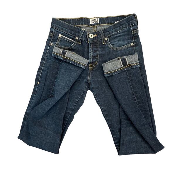 Naked & Famous Denim Deep Indigo Stretch Selvedge Jeans Super Skinny Guy Size 30 - Picture 3 of 11